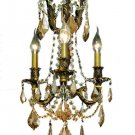 Reynard 3-Light 13"D Crystal Ceiling Pendant 7823D13AB-GT-RC