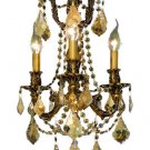 Reynard 3-Light 13"D Crystal Ceiling Pendant 7823D13FG-GT-SS
