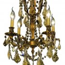 Reynard 4-Light 17"D Crystal Chandelier 7824D17FG-GT-SS