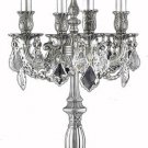 Reynard 4-Light 12"D Crystal Table Lamp 7824TL12PW-EC