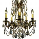 Reynard 5-Light 18"D Crystal Chandelier 7825D18AB-GT-SS