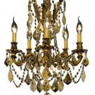 Reynard 5-Light 18"D Crystal Chandelier 7825D18FG-GT-SS