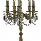 Reynard 5-Light 13"D Crystal Table Lamp 7825TL13FG-SA