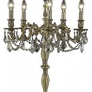 Reynard 5-Light 18"D Crystal Table Lamp 7825TL18FG-GT-SS
