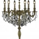 Reynard 6-Light 20"D Crystal Table Lamp 7826TL20FG-RC