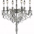 Reynard 6-Light 20"D Crystal Table Lamp 7826TL20PW-RC