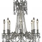 Reynard 8-Light 24"D Crystal Chandelier 7827D24PW-EC