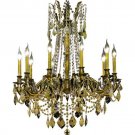 Reynard 10-Light 28"D Crystal Chandelier 7829D28AB-GT-RC