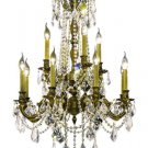 Reynard 12-Light 24"D Crystal Chandelier 7832D24AB-RC