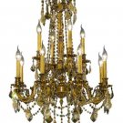Reynard 12-Light 24"D Crystal Chandelier 7832D24FG-GT-RC