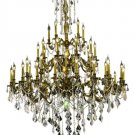 Reynard 45-Light 54"D Crystal Chandelier 7859G54AB-SS