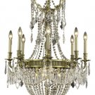 Telfour 12-Light 26"D Crystal Chandelier 7916D26AB-RC