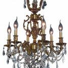 Rowland 6-Light 20"D Crystal Chandelier 8081D20FG-SS
