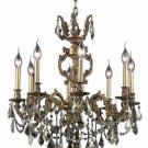 Rowland 8-Light 24"D Crystal Chandelier 8082D24FG-GT-RC
