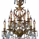 Rowland 10-Light 21"D Crystal Chandelier 8084D21FG-RC