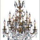 Rowland 12-Light 24"D Crystal Chandelier 8086D24AB-SA