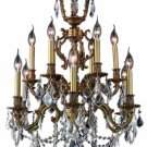 Rowland 12-Light 24"D Crystal Chandelier 8086D24FG-SA