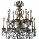 Rowland 16-Light 28"D Crystal Chandelier 8089D28AB-RC