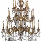 Rowland 24-Light 38"D Crystal Chandelier 8096G38FG-GT-RC