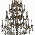 Rowland 32-Light 48"D Crystal Chandelier 8103G48AB-SA