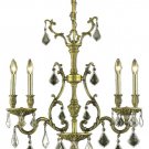 Sage 4-Light 6"D Crystal Chandelier 8164D26AB-GS-RC