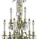 Sage 9-Light 21"D Crystal Chandelier 8168D21AB-SS