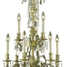 Sage 9-Light 21"D Crystal Chandelier 8168D21AB-GS-RC