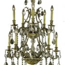 Sage 10-Light 26"D Crystal Chandelier 8169D26AB-GS-SS