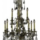 Sage 12-Light 25"D Crystal Chandelier 8171D25AB-SS