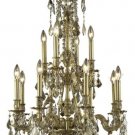 Sage 12-Light 25"D Crystal Chandelier 8171D25FG-GT-SS
