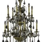 Sage 12-Light 27"D Crystal Chandelier 8171D27AB-SS