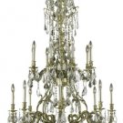Sage 16-Light 37"D Crystal Chandelier 8174G37AB-GS-RC