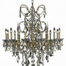 Sebastien 12-Light 32"D Crystal Chandelier 8256D32FG-GT-SS