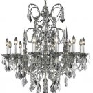 Sebastien 12-Light 32"D Crystal Chandelier 8256D32PW-RC