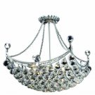 Taillefer 8-Light 20"D Crystal Chandelier 8330D20C-SS