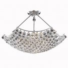 Taillefer 12-Light 30"D Crystal Chandelier 8332D30C-SA