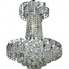 Udell 6-Light 18"D Crystal Chandelier 8341D18C-SS