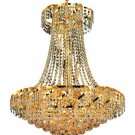 Udell 15-Light 26"D Crystal Chandelier 8341D26G-SS