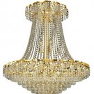 Udell 18-Light 30"D Crystal Chandelier 8341D30G-SS