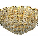 Udell 8-Light 20"D Crystal Flush Mount 8341F20G-SS
