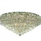 Udell 10-Light 26"D Crystal Flush Mount 8341F26C-SS