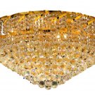 Udell 12-Light 30"D Crystal Flush Mount 8341F30G-EC