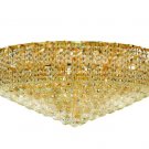 Udell 28-Light 36"D Crystal Flush Mount 8341F36G-SA