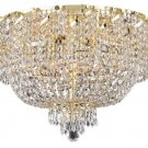 Udell 10-Light 26"D Crystal Flush Mount 8342F26G-RC