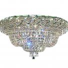 Udell 12-Light 30"D Crystal Flush Mount 8342F30C-SS