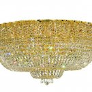 Udell 36-Light 48"D Crystal Flush Mount 8342F48G-RC