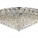Udell 28-Light 36"D Crystal Flush Mount 8344F36C-RC