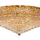Udell 28-Light 36"D Crystal Flush Mount 8344F36G-SA