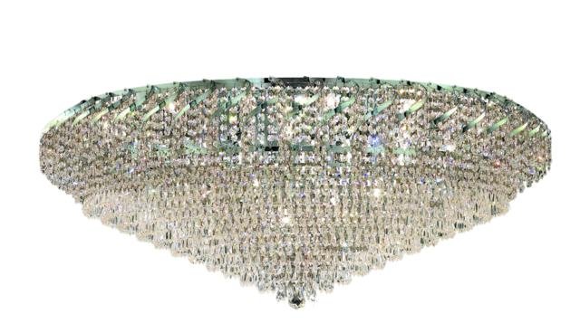 Udell 36-Light 48"D Crystal Flush Mount 8344F48C-EC