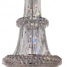 Udell 32-Light 42"D Crystal Chandelier 8344G42C-SS
